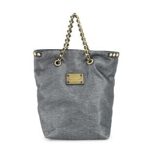 Louis Vuitton Dubourge Neo Alma Chain Epi Leather Tote Gray
